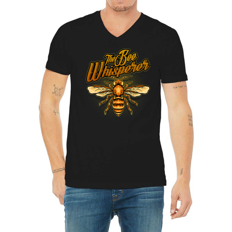 Bee Beekeeper Mens The Bee Whisperer Beekeeping Supplies Bee Beekeeper V-neck Tee | Artistshot