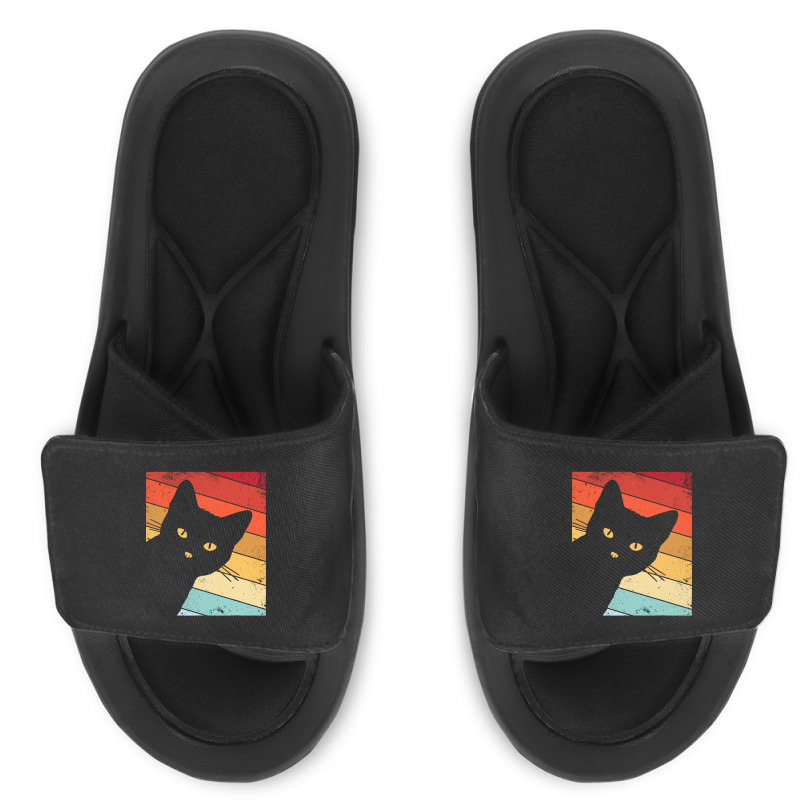 Retro Vintage Cat Slide Sandal | Artistshot