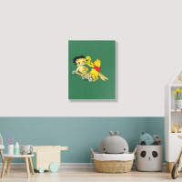 Playing Honey Portrait Canvas Print | Artistshot