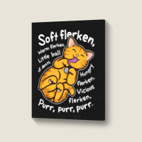 Soft Flerken Portrait Canvas Print | Artistshot