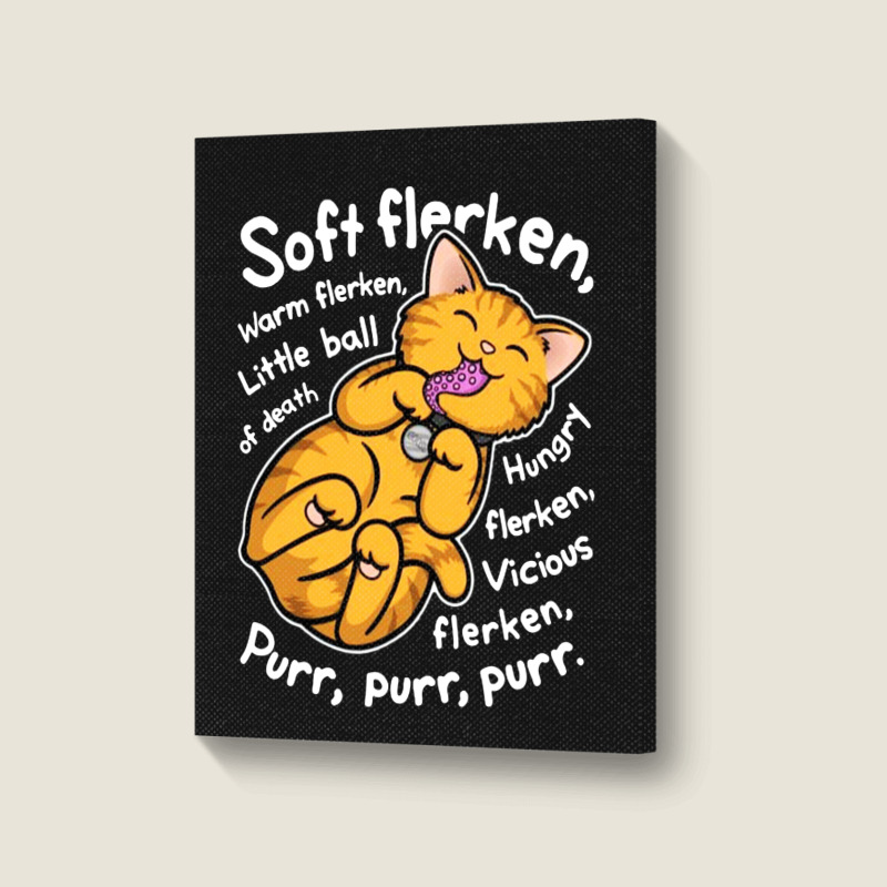 Soft Flerken Portrait Canvas Print | Artistshot