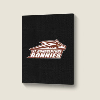 St Bonaventure Bonnies Portrait Canvas Print | Artistshot