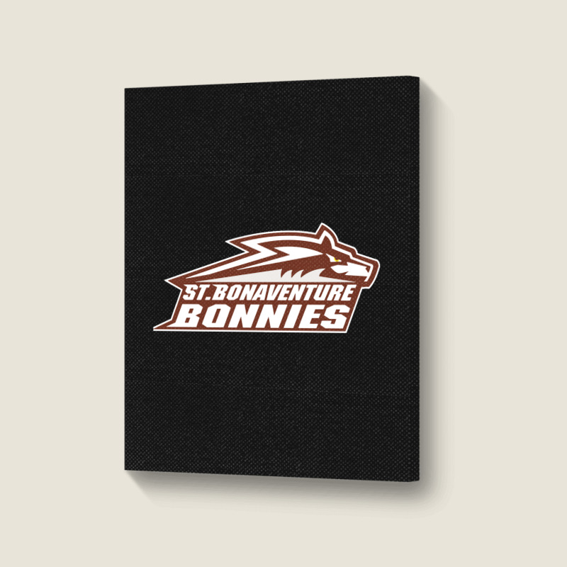 St Bonaventure Bonnies Portrait Canvas Print | Artistshot