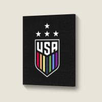 Uswnt Lgbtq Portrait Canvas Print | Artistshot