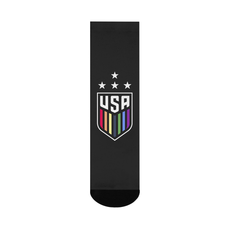 Uswnt Lgbtq Crew Socks | Artistshot