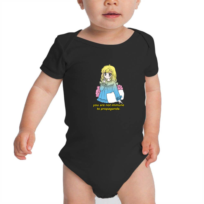 You Are Not Immune To Propaganda Kawai Meme Design Baby Bodysuit by oragumun | Artistshot