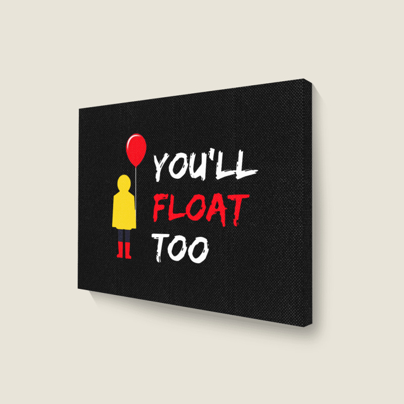 You’ll Float Too Red Balloon Halloween Costume Landscape Canvas Print | Artistshot