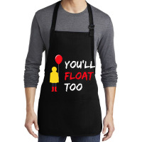 You’ll Float Too Red Balloon Halloween Costume Medium-length Apron | Artistshot