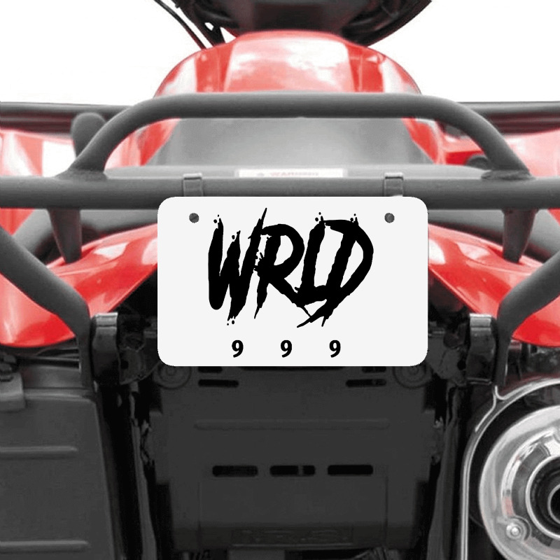 Wrld Singer 999 Atv License Plate | Artistshot