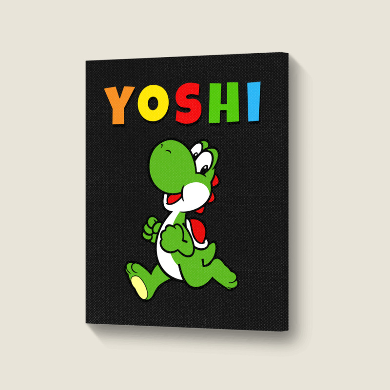 Yoshi Funny Portrait Canvas Print | Artistshot