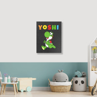 Yoshi Funny Portrait Canvas Print | Artistshot