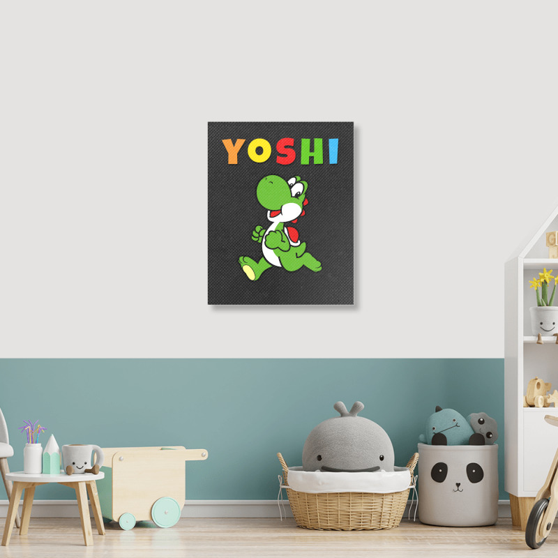 Yoshi Funny Portrait Canvas Print | Artistshot