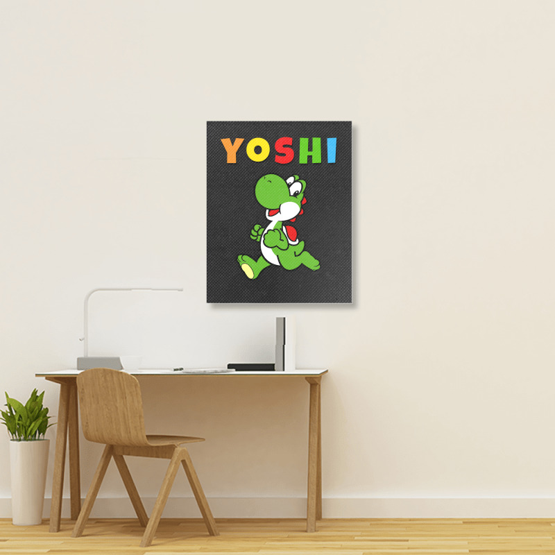 Yoshi Funny Portrait Canvas Print | Artistshot