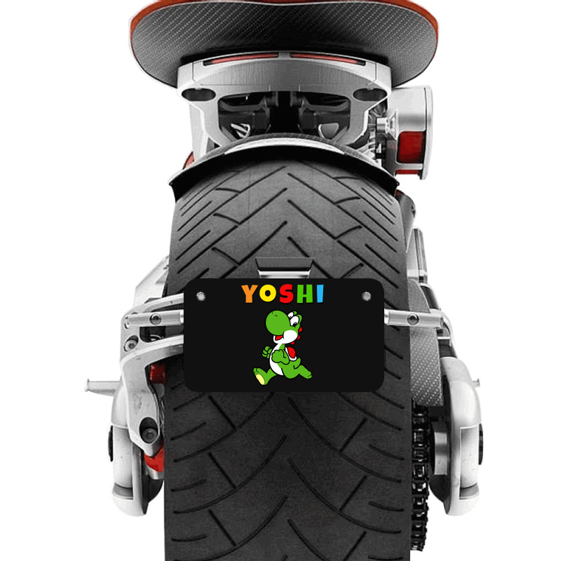 Yoshi Funny Motorcycle License Plate | Artistshot