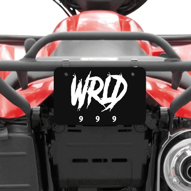 Wrld Singer 999 Atv License Plate | Artistshot