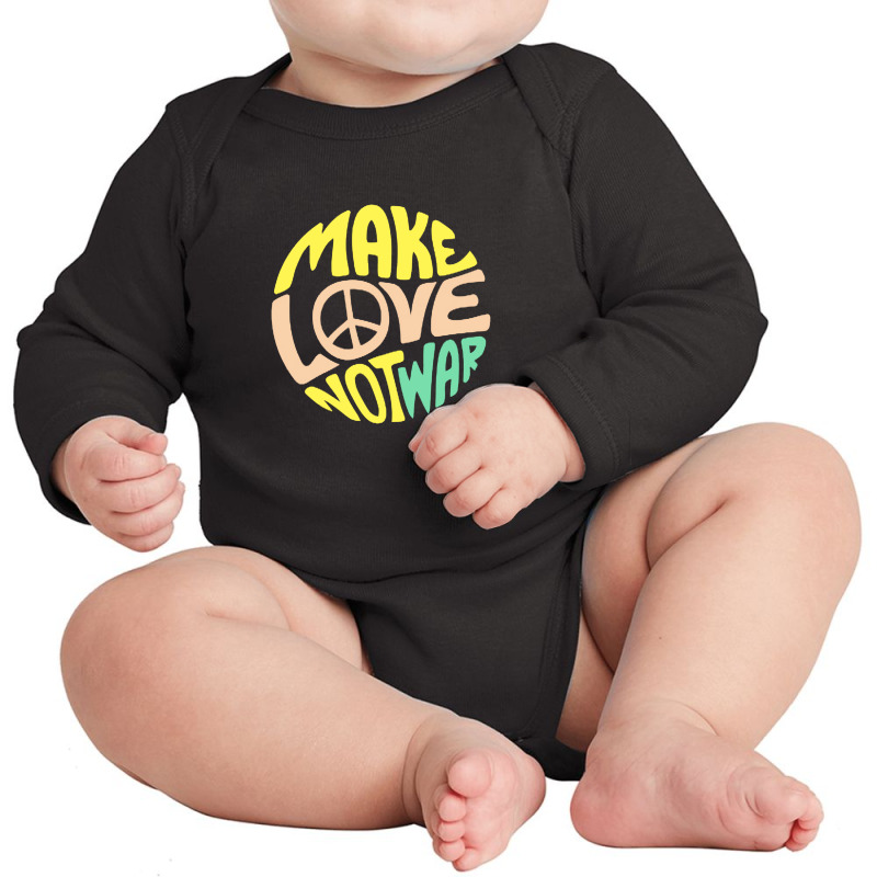 Make Love Long Sleeve Baby Bodysuit | Artistshot