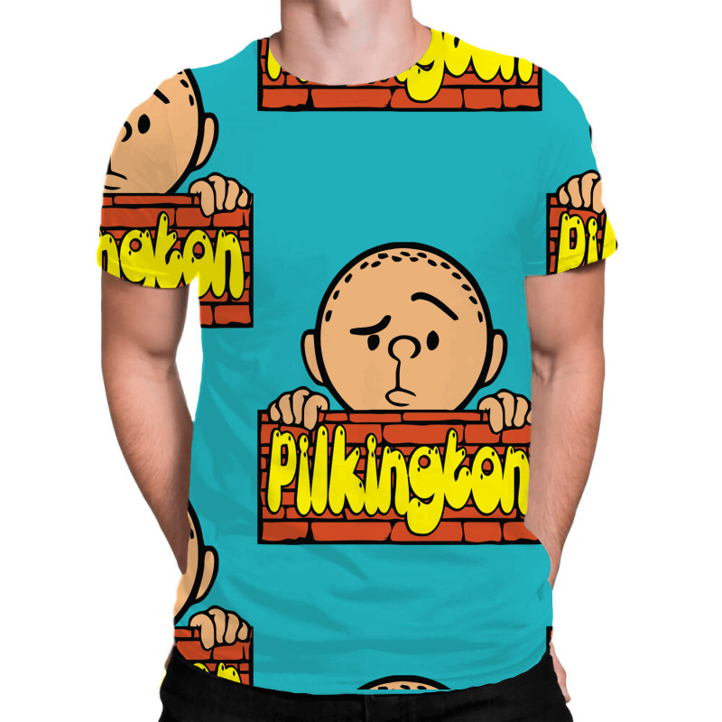 Custom Karl Pilkington, Peeking Pilkington All Over Men's T-shirt By Mdk - Artistshot