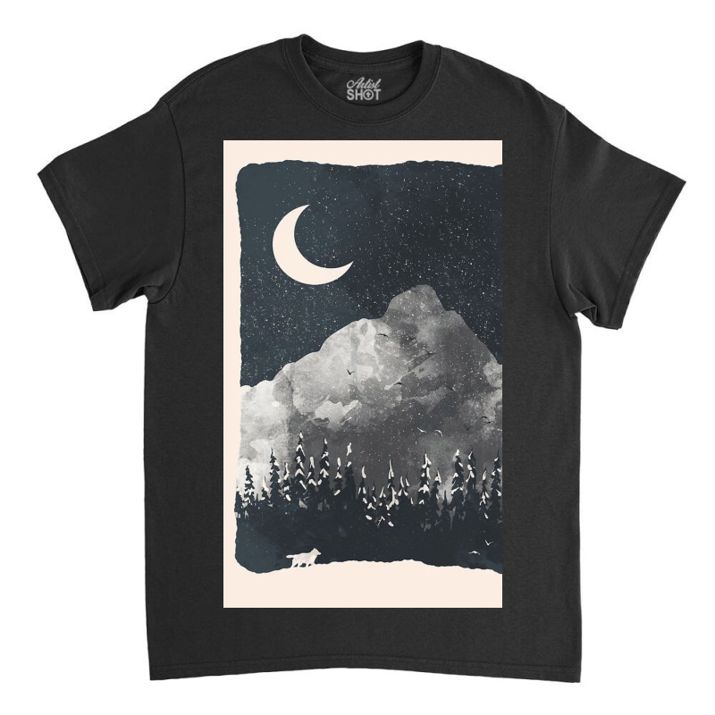 Winter Finds The Wolf... Classic T-shirt | Artistshot