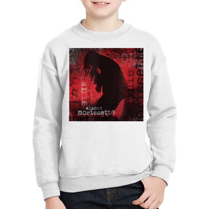 Alanis Morissette   Ironic Silhouette T Shirt Youth Sweatshirt by franceskagilland | Artistshot