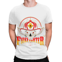 Motorcycle Firefighter Rescue Skull Motorcycle Custom All Over Men's T-shirt | Artistshot