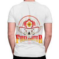 Motorcycle Firefighter Rescue Skull Motorcycle Custom All Over Men's T-shirt | Artistshot