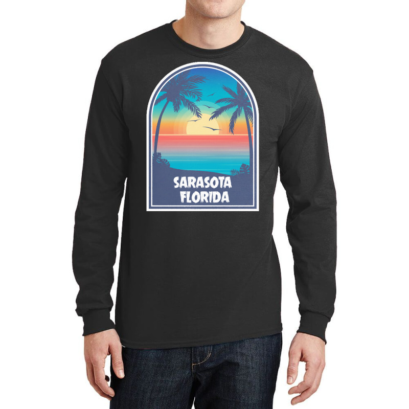 Sarasota T  Shirt Sarasota Florida F L Vintage Retro T  Shirt Long Sleeve Shirts by raftdesign | Artistshot