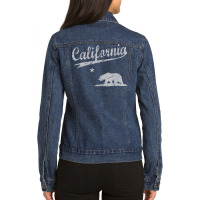 California Republic Flag Vintage Distressed Men Women Kids Tank Top Ladies Denim Jacket | Artistshot