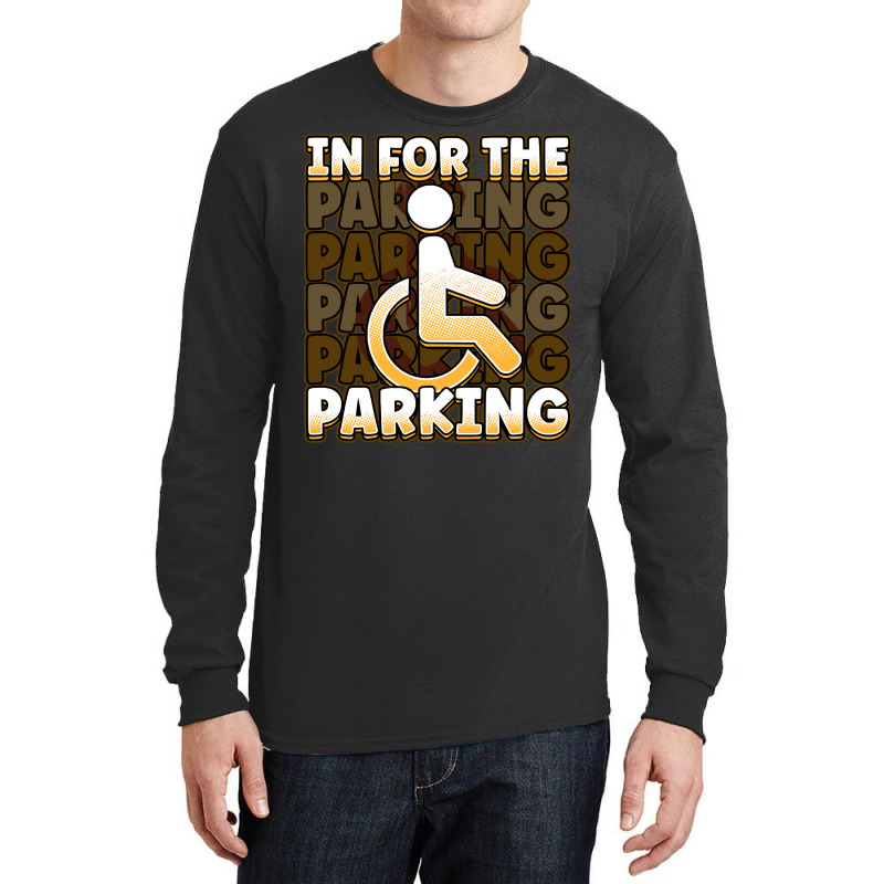 Invalid T  Shirt Handicap Wheelchair Design For An Amputation Survivor Long Sleeve Shirts | Artistshot