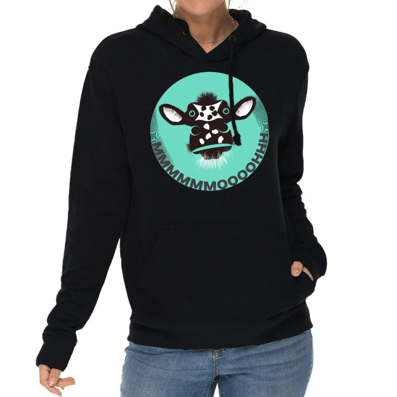 Cow T  Shirt Screaming Cow T  Shirt (3) Lightweight Hoodie by freddy08359 | Artistshot