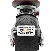 Anime Paused Talk Fast Motorcycle License Plate | Artistshot