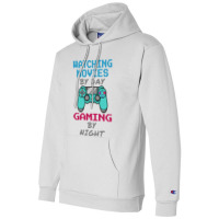 Watching Movies By Day Gaming Champion Hoodie | Artistshot