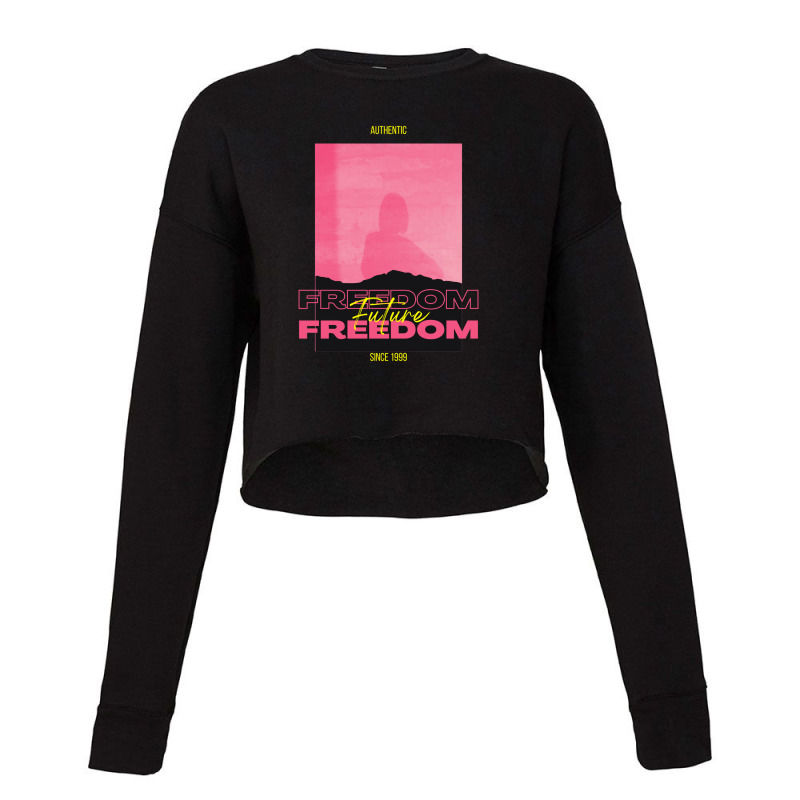 Freedom Future Cropped Sweater by TeeMetal | Artistshot