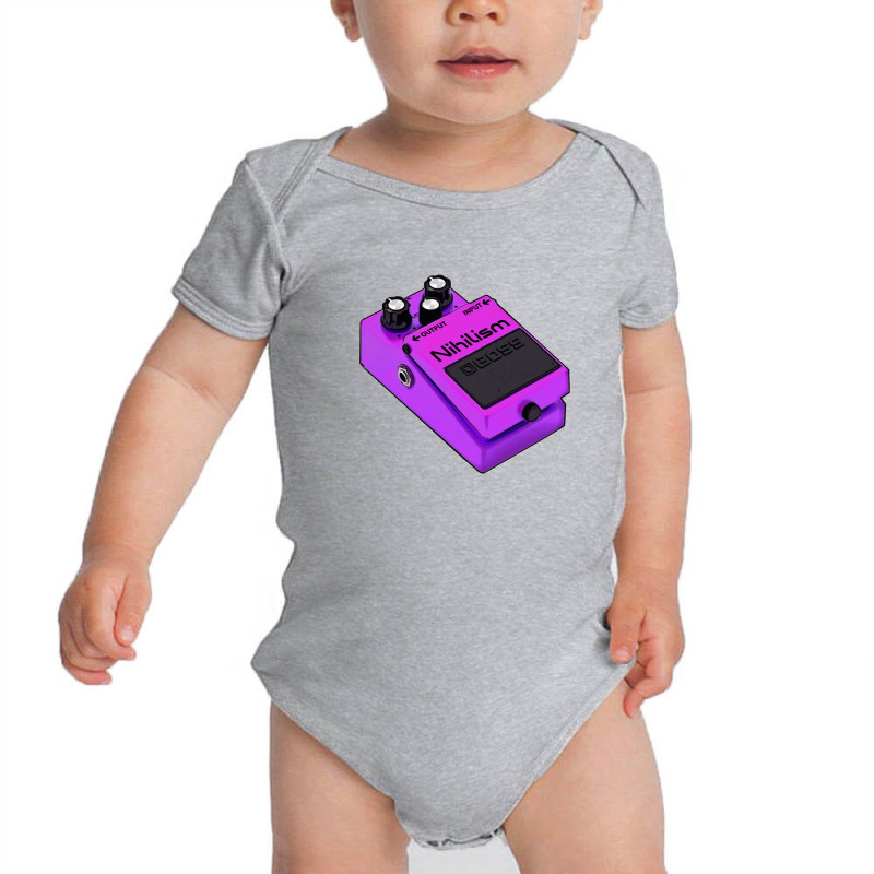 Nihilism Guitar Effects Pedal Humorous Guitarist Gift Baby Bodysuit by oragumun | Artistshot