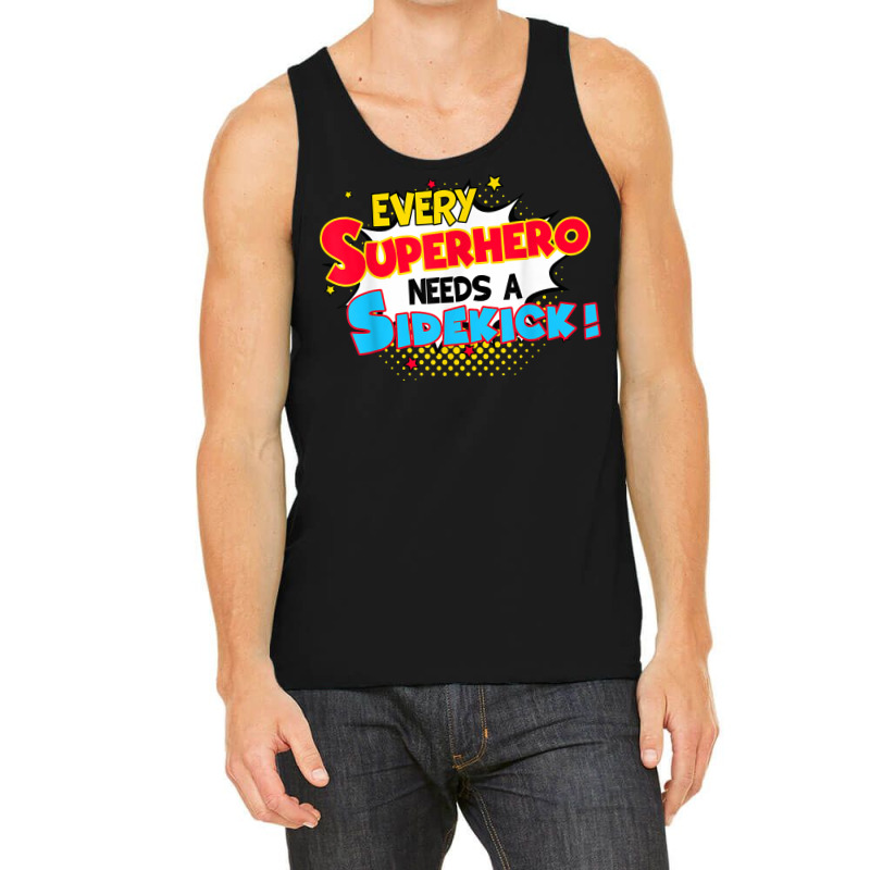 Kids Every Superhero Needs A Sidekick Brother Sister T Shirt Tank Top by norhannuchols | Artistshot