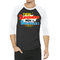 Kids Every Superhero Needs A Sidekick Brother Sister T Shirt 3/4 Sleeve Shirt | Artistshot