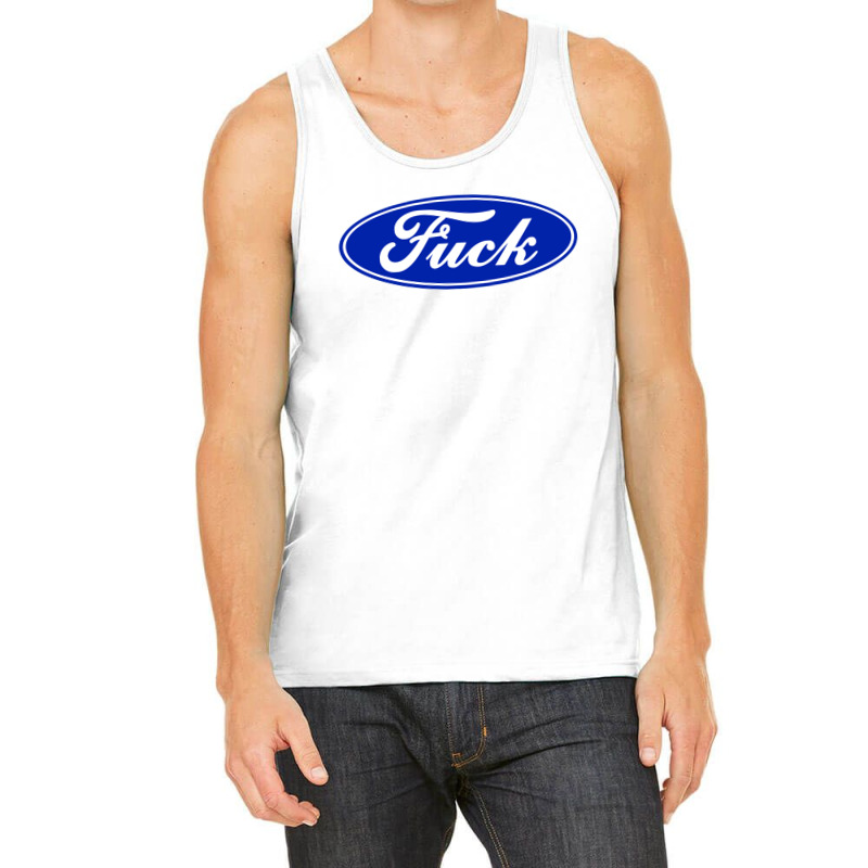 Fuck Blue Tank Top by fletcher | Artistshot