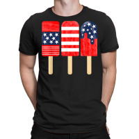 5th Of July Popsicle Red White Blue American Flag Patriotic T-shirt | Artistshot