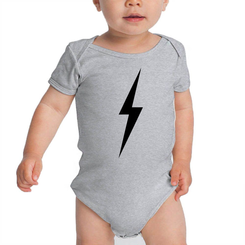 Simple Lightning Bolt T Shirt Baby Bodysuit by abdurrehmancappucci | Artistshot