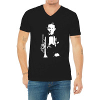 Bix Beiderbecke V-neck Tee | Artistshot