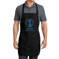 Diabetes Diabetic Awareness Support Diabetes Warrior Cure T1d Diabetes Full-length Apron | Artistshot