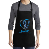 Diabetes Diabetic Awareness Support Diabetes Warrior Cure T1d Diabetes Medium-length Apron | Artistshot