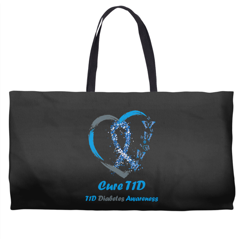 Diabetes Diabetic Awareness Support Diabetes Warrior Cure T1d Diabetes Weekender Totes by golferu | Artistshot