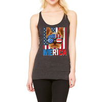 Yorkshire Terrier Merica 4th Of July Yorkie American Puppy Tank Top Racerback Tank | Artistshot