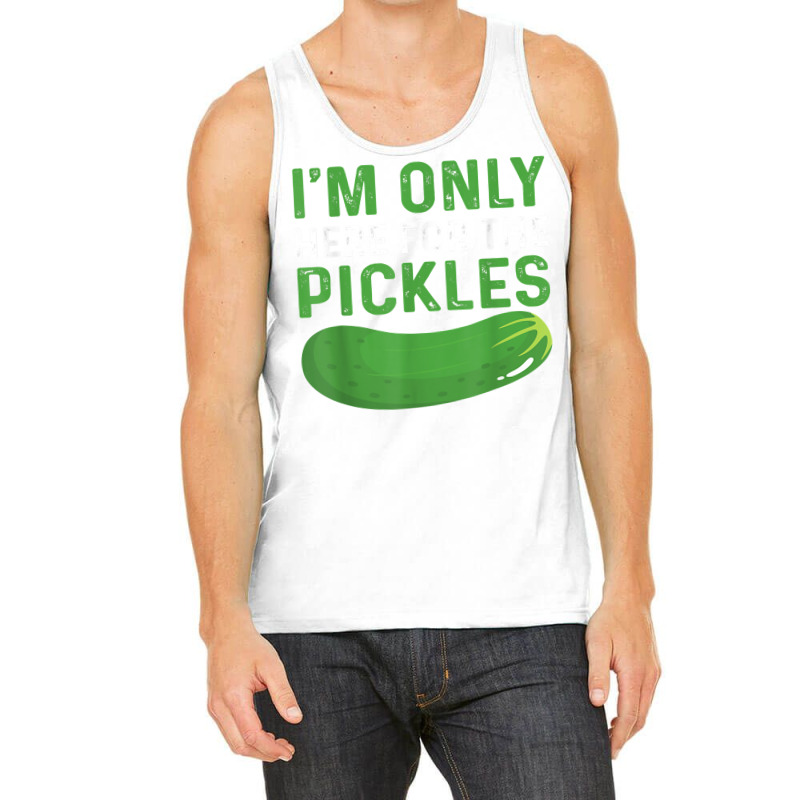 Funny Pickles Design Vegetable Snacks Saying Pickle T Shirt Tank Top by tandonwelters | Artistshot