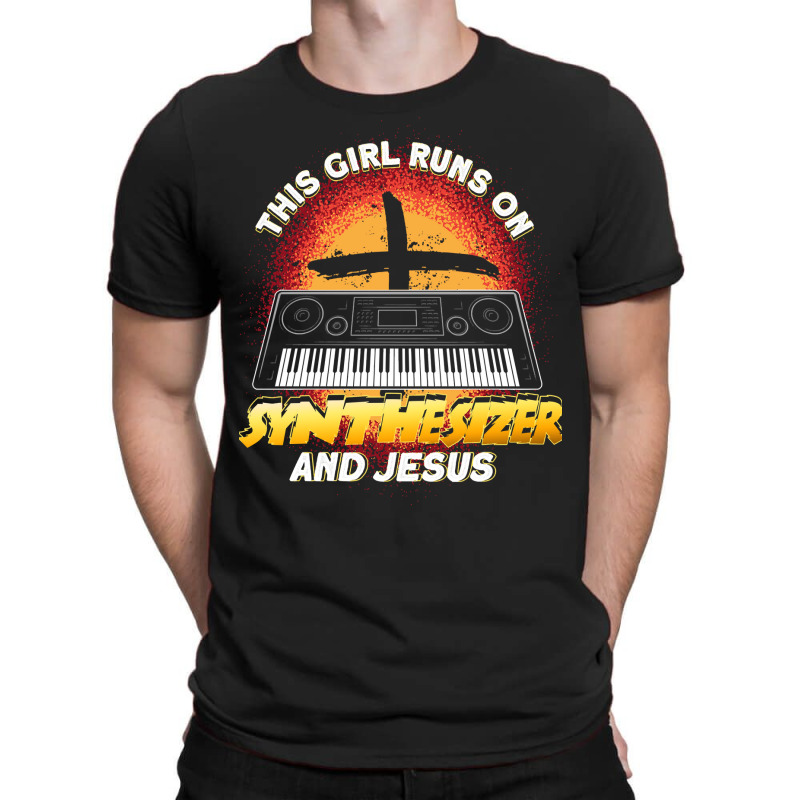 Runner Run Runner This Girl Runs On Synthesizer And Jesus Gift158 Run T-shirt | Artistshot