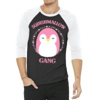 Penguin Bird Cute Squishmallow Gang Penguin Twinkle Costu Kid Girl Tod 3/4 Sleeve Shirt | Artistshot