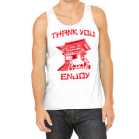 Chinese Take Out Thank You Enjoy Tee Costume Tank Top Tank Top | Artistshot