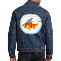 Function   Goldfish Shark Fin Fashion T Shirt Men Denim Jacket | Artistshot