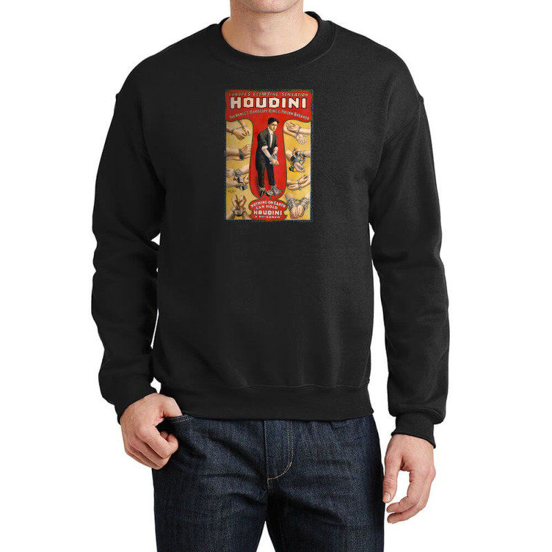 Houdini Magician Crewneck Sweatshirt by ipahros | Artistshot