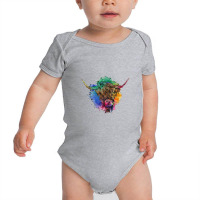 Farm Animal Farmer Scottish Cattle Colorful Highland Cow Baby Bodysuit | Artistshot